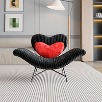 Chaise de canapé simple design pour salon, chambre à coucher, fauteuil de détente pour balcon