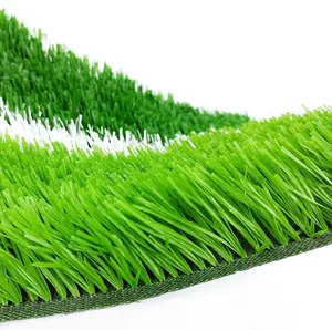 Fabricación 50mm sintético verde deporte al aire libre césped alfombra fútbol al aire libre césped artificial para fútbol campo de fútbol