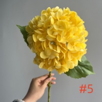 Hydrangea verte W-A0278, fleur d'hortensia artificielle au toucher réel, fleur d'hortensia au toucher réel pour robe de mariée ou décoration de la maison