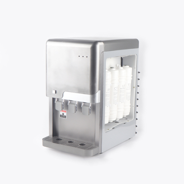 Home Office Kitchen Desktop Water Cooler Hot Cold and Normal Children Safety Lock UF Water Purifier Dispenser