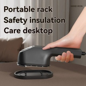 Plancha de vapor portátil para ropa, mini plancha vertical de mano para el hogar, viajes, exteriores, máquina de planchado en seco y húmedo - Product Image 4