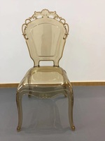 Chaises en plastique de luxe en gros pour enfants, incassables, transparentes, pour mariages, fêtes et événements en extérieur