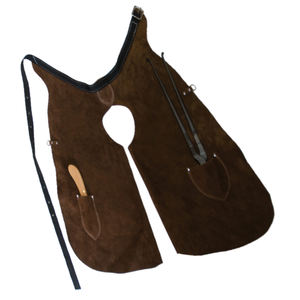 Conception personnalisée Tabliers de maréchal-ferrant professionnels en cuir protecteurs durables Vente en gros Tablier de maréchal-ferrant Tablier de forgeron en cuir robuste - Product Image 4