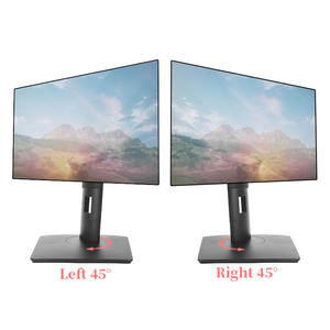 ที่ใส่จอภาพสีดำแบบพรีเมี่ยมใหม่ที่ยึดหน้าจออะลูมิเนียมอัลลอยปรับความสูงได้ปรับความเอียงได้ฟังก์ชันหมุน <span class=keywords><strong>VESA</strong></span> - Product Image 5