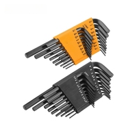Kit d'outils manuels multifonctionnels pour mécanicien, 36 pièces, pour la maison, clés hexagonales traitées thermiquement, pour le bricolage