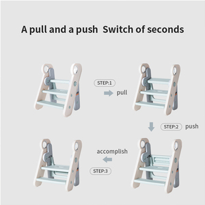 Nouvelle échelle de marche stable pour enfants 2026, échelle pour bébé en PE, marchepied <span class=keywords><strong>pliable</strong></span> et réglable pour lavabo domestique, vente en gros - Product Image 5