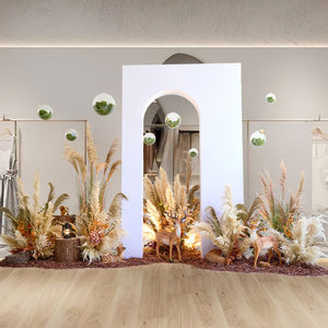 Composizione Floreale in Stile Boho con Fiori Secchi in Seta |   Decorazione per Finestre Fatta a Mano, Ecologica e Duratura, per la Festa della Mamma - Product Image 2