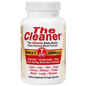 Body Cleaner Detox Capsules Powerful 7-Day Weight Loss Formula Women Slimming Pills Support Digestive Health Cleanse Capsules