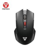 FANTECH WG10 Grosir Mouse Nirkabel 2.4GHz 6 Tombol Mouse Gamer DPI Dapat Disesuaikan Mouse Gaming Optik untuk Laptop PC