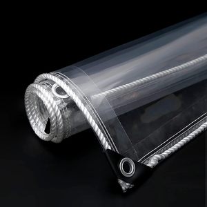 Bâche en PVC <span class=keywords><strong>transparente</strong></span> résistante aux intempéries, indéchirable et anti-moisissure, <span class=keywords><strong>pour</strong></span> l'enceinte de <span class=keywords><strong>balcon</strong></span> - Product Image 6