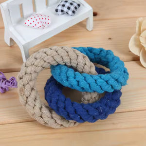 Grosir mainan tali piaraan kustom-katun mewah mengunyah di hati, tulang, sandal desain untuk permainan interaktif & Kesehatan Gigi - Product Image 3