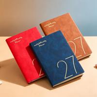 Agenda annuel, hebdomadaire et mensuel OEM 2027, journal, planificateur quotidien, carnet de planification de l'auto-discipline avec logo personnalisé
