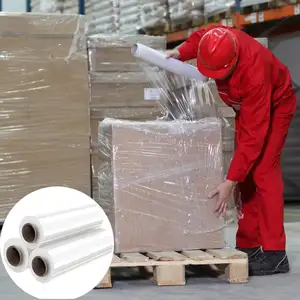 2024 Casting Cling Plastic Roll Film Plastic Film For Packaging Cargo Transportation Stretch Film