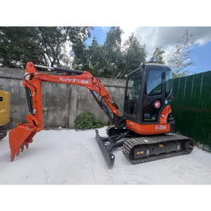 Miniexcavadora Kubota U35S Usada Original de Japón, 3.5 Toneladas, Giro de Cola Cero, Excavadora Pequeña - Product Image 1