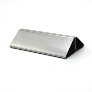 Mesa de exhibición de Metal para Bar, Club, cafetería, Hotel, restaurante, tienda, <span class=keywords><strong>menú</strong></span> de acero inoxidable, señal de nombre, tarjetero, soporte para billetes, carpeta - Product Image 1