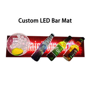 Factory Outlet Custom Soft PVC <b>Bar</b> Counter Mat Non Slip Waterproof Heat Resistant For <b>Bar</b> Pub <b>Drink</b> Service Desktop Protection - Product Image 1