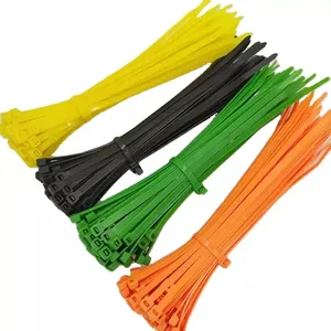 Made in China superior quality plastic nylon 66 colorful customized cable ties