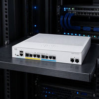 Commutateur Ethernet géré C1300-8MGP-2X, 8 ports PoE Plus, 2 ports 10G SFP Plus, certifié IEEE 802.3, réseau d'entreprise original