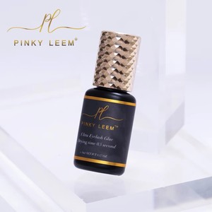 Colle à cils imperméable à séchage rapide en 0,5 seconde, colle à cils noire, colle à cils personnalisée Pinky Leem. - Product Image 1