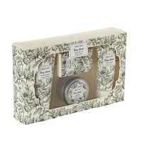 Coffret Cadeau Bain et Spa à Prix Usine - Crème Mains, Crème Pieds, Bougie et Savon - Soins de la Peau - Vente Flash