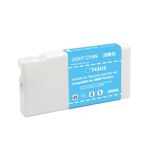 ตลับหมึก Supercolor 200 มล./ชิ้น รุ่น T43U1-T43U6 ใช้ได้กับเครื่องพิมพ์ EPSON Surelab SL-D800 D800 พร้อมหมึก Dye Ink - Product Image 4
