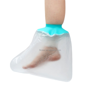 Housses de protection étanches en silicone et PVC pour plâtre de jambe, pour douche, pour adultes, sac étanche pour plâtre, pour blessures chirurgicales au genou/pied/cheville, réutilisables