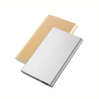 Banco de energía personalizado de carga rápida con luz indicadora de energía 5000Mah Banco de Energía Universal ultra delgado con FC CE RoHs
