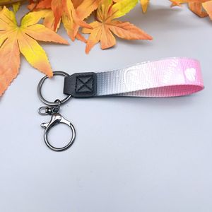High Quality Custom <strong>Neoprene</strong> Keychain <strong>Wristlet</strong> with Long Strap Lightweight Keychain and <strong>Wristlet</strong> - Product Image 5