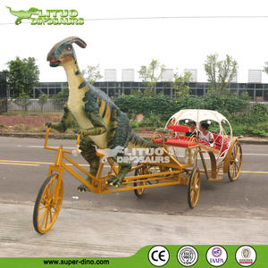 Décoration de dinosaure mécanique pour spectacle de parc d'attractions, chariot de dinosaure - Product Image 4