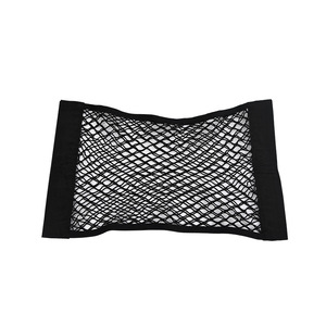 <span class=keywords><strong>Filet</strong></span> de rangement pour voiture personnalisable, double couche avec crochets et anneaux, filets de rangement élastiques pour dossier de siège de voiture, adaptés au transport de marchandises en véhicule - Product Image 5