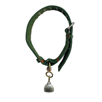 Nouveau collier de vache cou de bétail quatre couches épaissies 2 rangées chaîne à boucle en métal toile et métal utilisation agricole de bétail facile à utiliser