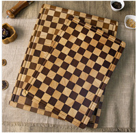 Planche à découper OEM avec rainures à jus Bloc de boucher de cuisine Plateau de service Planche à découper pour échecs à grains d'extrémité