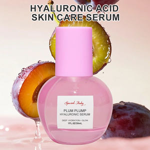 Sérum hydratant à l'acide hyaluronique à la prune vegan 30 ml Non gras Riche hydratant pour le visage Tous types de peau Blanchissant - Product Image 2