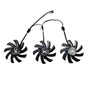 Nouveau ventilateur GPU 85MM 4PIN T129215SU <span class=keywords><strong>RX</strong></span> 6700XT pour ventilateur de carte graphique <span class=keywords><strong>XFX</strong></span> Speeder SWFT 309 Radeon <span class=keywords><strong>RX</strong></span> <span class=keywords><strong>6700</strong></span> <span class=keywords><strong>XT</strong></span> 12GO - Product Image 2
