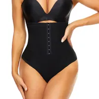 Private Label Slimming High Waist Trainer Body Shaper Tummy Control Panties for Women Butt Lifter Thong Underwear Slim Sheath Belly