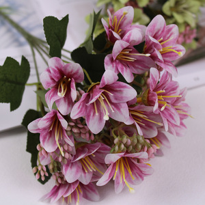 Bouquet de fleurs artificielles de style Instagram, décoration pour la maison, la salle à manger et la table basse, décoration de mariage, fleurs artificielles en soie - Product Image 2