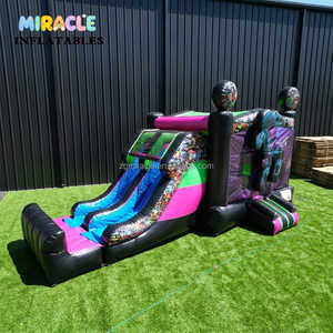 Castillo Inflable Profesional 3D con Tobogán Doble de Astronauta para Negocios de Alquiler Comercial de Alto Rendimiento - Product Image 3