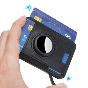 תיק מגנט עור מותאם אישית במקרה טלפון מגנטים רזה כרטיס אשראי עם גברים מוקפץ עם ארנק גברים מוקפץ עם תגי אוויר - Product Image 5