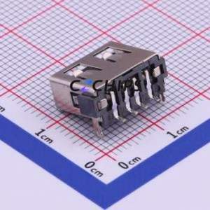 U-A-24DD-W-11 USB Connector SMD Connector ( Connector Type: Type-A )( Protocol Standard: USB 2.0 )( Gender: Female ) - Product Image 2