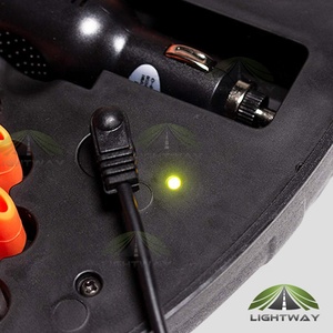 مجموعة أضواء تحذير مرورية قابلة لإعادة الشحن، 6 أضواء تحذير، مصباح إشارة للطرق، 6 قطع - Product Image 4