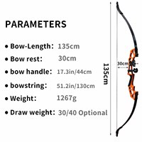 Équipement de tir à l'arc inversé professionnel Piaoyu 30/40lbs, accessoires de chasse et de tir sportif de luxe abordables pour l'extérieur