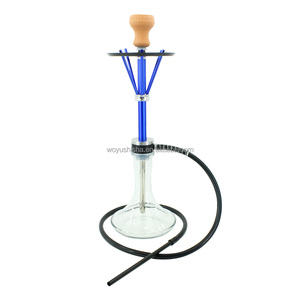 Cachimba de Alto Rendimiento con Múltiples Salidas de Humo y Botella de Vidrio Transparente para Salón de Cachimbas / Bar de Shisha - Product Image 6