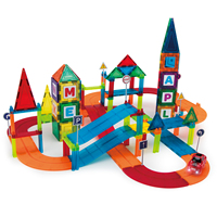 Nouveau modèle de circuit de course magnétique 2026, jouet à l'échelle 1:8, ensemble de 40 blocs de construction magnétiques pour enfants