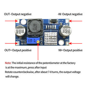 3A 4,5-40V Einstellbare <span class=keywords><strong>DC</strong></span>/<span class=keywords><strong>DC</strong></span>-Abwärts wandler platine LM2596-Stromversorgungsmodul durch Einstellbar - Product Image 5