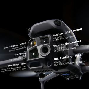 Pour Matrice 4T : Drone intelligent compact haut de gamme pour la cartographie professionnelle de haute précision et l'inspection raffinée, caméra UAV 4K - Product Image 4