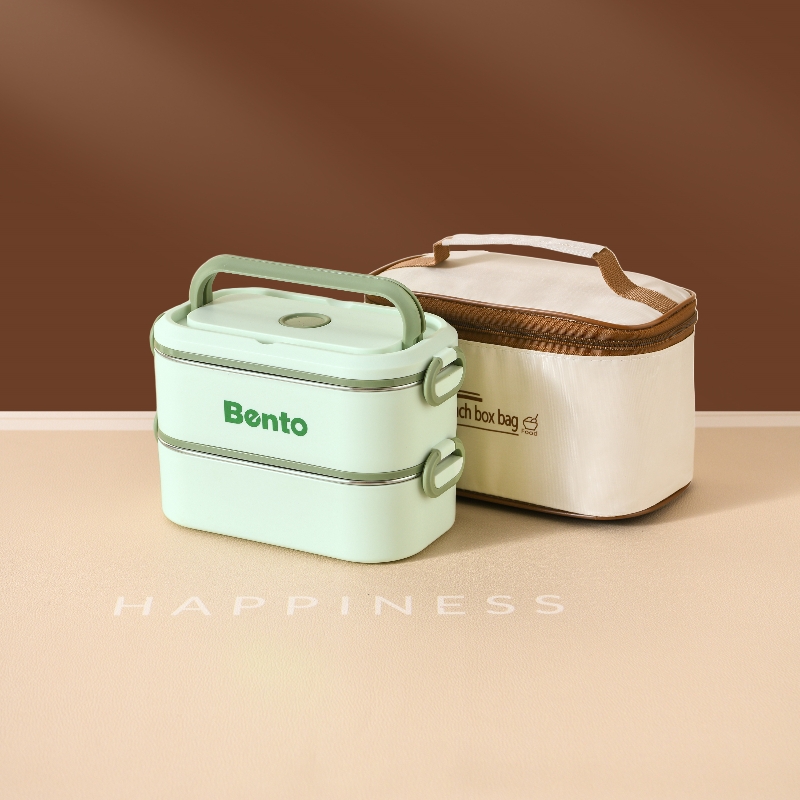 green-2 tier with bag