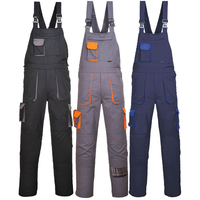 Salopette de travail en coton pour hommes, salopette à bretelles multi-poches, pantalon cargo, sangle réglable, uniforme industriel, salopette en coton