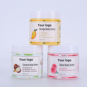 Label Pribadi Krim Badan Buah Vegan, Losion Badan Minuman Organik Mentega Mangga Kocok - Product Image 2