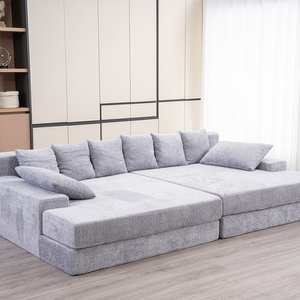 Layered Foam Sofa Bed In A Box Compressed Couch For Dorm Room - Product Image 1