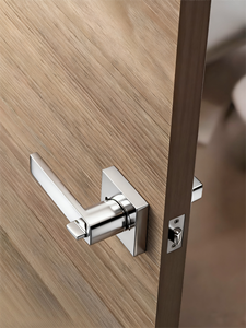 프라이버시 새틴 니켈 헤비 아연 합금 튜블러 레버 락셋 도어락 내구성 및 방수 기능 - Product Image 3